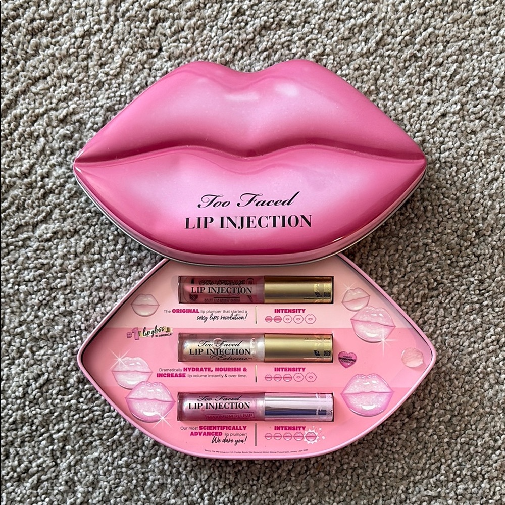 Too Faced Pink Lip Injection Gloss